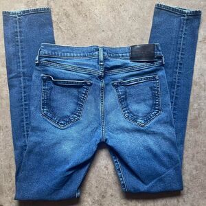 True-religion Men's Blue and Navy Jeans